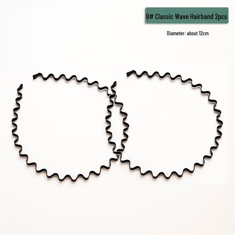 Women's Non-Slip Milk Coffee Hair Hoop: Versatile Headband & Tidying Clip for Travel