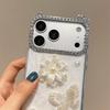Epoxy 3D Rose Butterfly Phone Case for iPhone 17Pro Max, 16, 13, 12