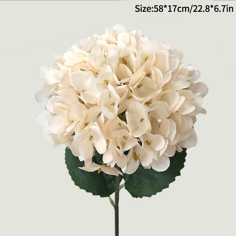 Artificial Flowers Silk Hydrangea Fake Flower Wedding Bridal Bouquet Arrangement Home Christmas Decor Hortensia Artificiales