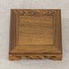 1Pcs Redwood Buddhist Statue Holder Multi-Purpose Wooden Flowerpot Stand for Home Decor Mini Fish Tank Crafts Display Base