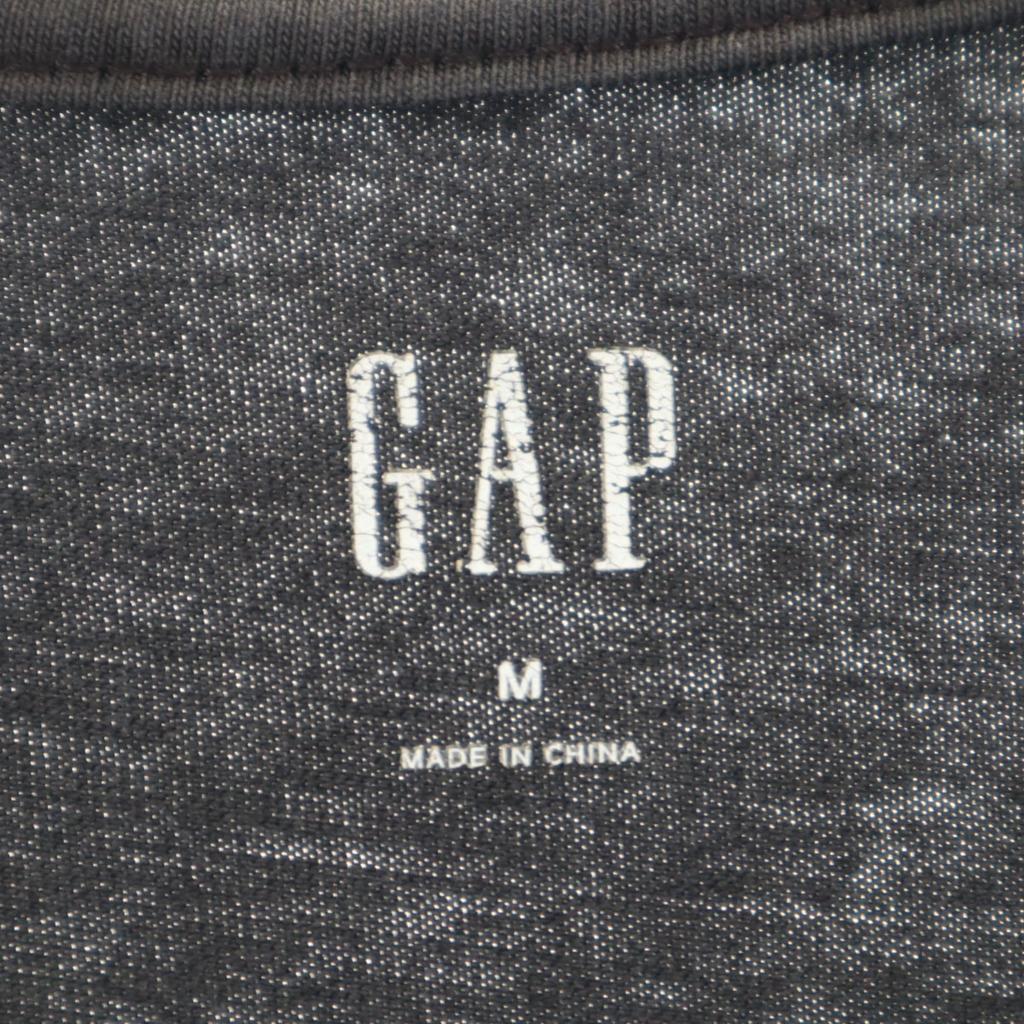 GAP Back logo Short sleeve T-shirt M black Men's Used