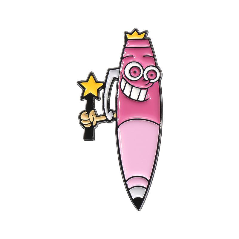 

Стиль Мультяшні Химерні Брошки Для Модних Пар Унісекс Значки Модні QHXZ2347