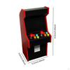 Mini Arcade Model 1:12 Scale Retro Gaming Console Simulation for Tabletop Decor Playhouses