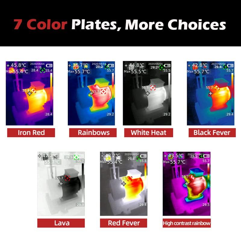 C200 Thermography Camera 256 x 192 IR Resolution 2MP Visible 12 Hours Temperature Measurement Range Infrared Thermal Camera -20-550 ℃