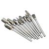 Electric Grinding Accessories 10pcs 0.12*0.24inch Tungsten Steel Carbide Milling Cutter for Rotary Burr Tool Set CNC