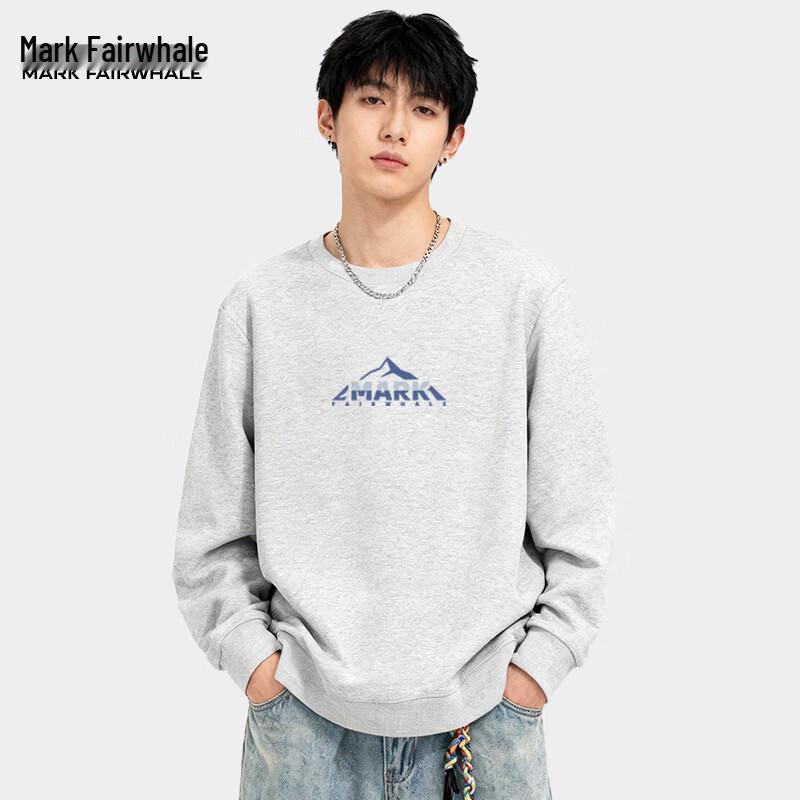 Mark Fairwhale Men's Loose Fit Vintage Crewneck Sweatshirt