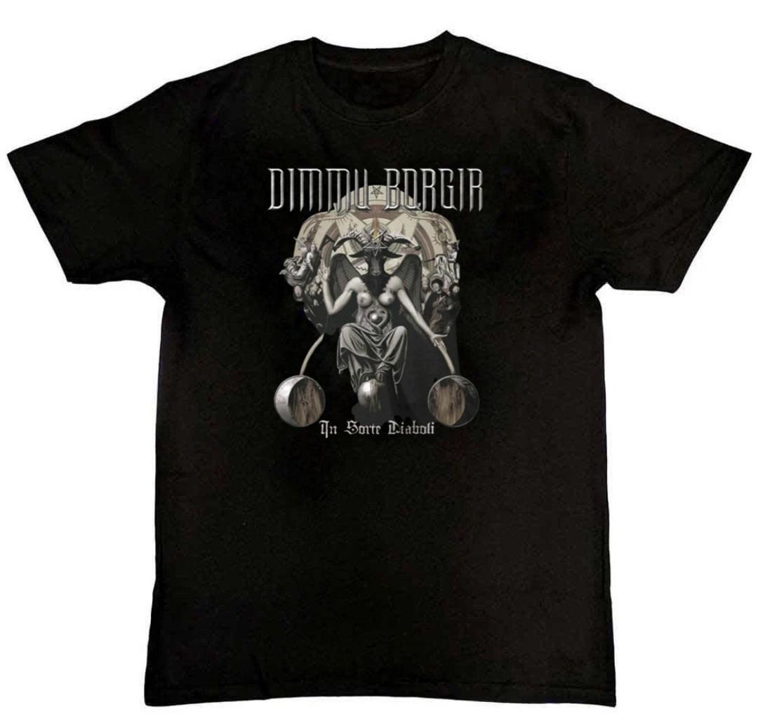Dimmu Borgir band Graphic Print Mens T-Shirt L