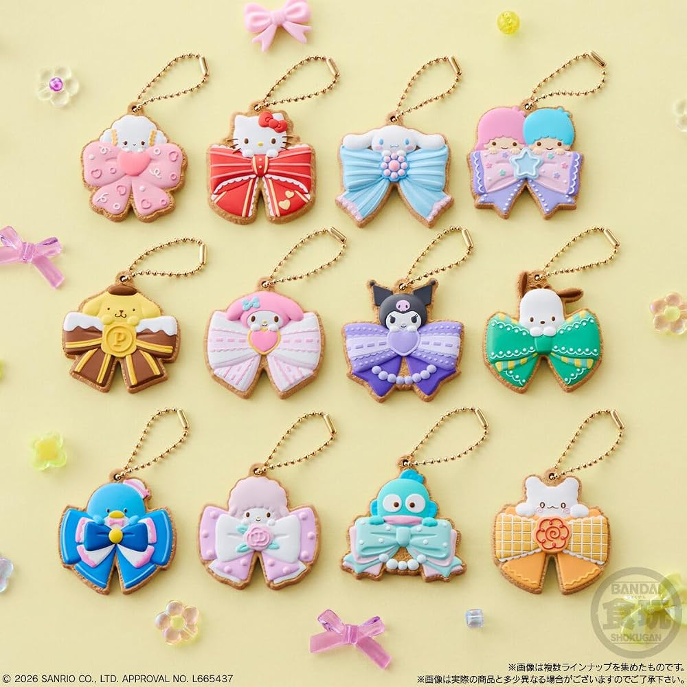 BANDAI SANRIO CHARACTERS Cookie Charm Collection 14pcs Box (Gashapon)