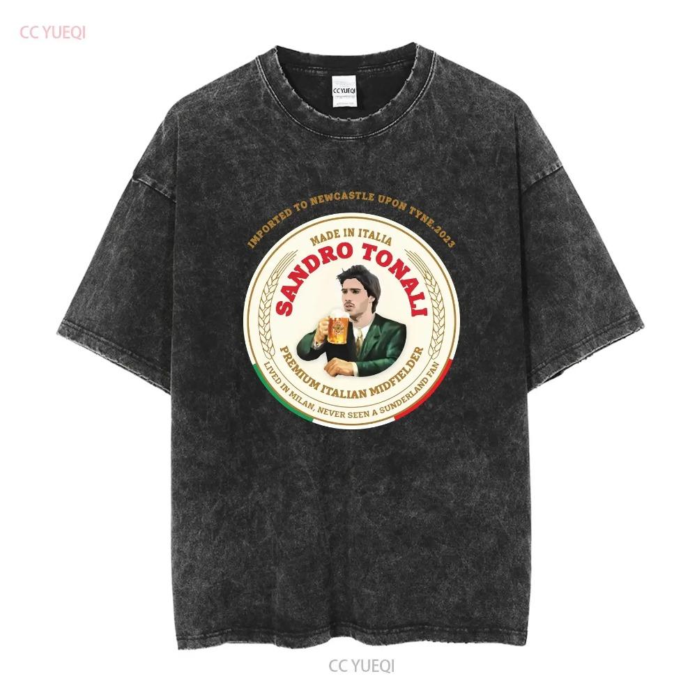 Tonali Styl Moretti tričko s dlouhým nebo krátkým rukávem vintage Prané Unisex designové oblečení Mírně Měkké Ležérní Stylová móda