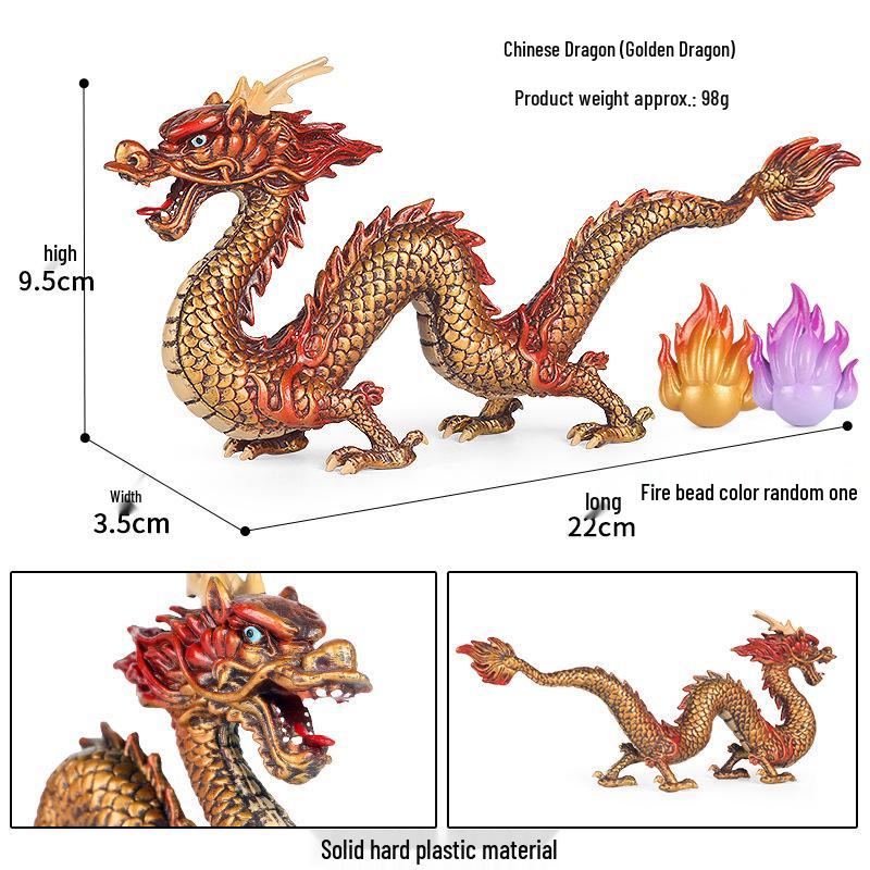 Eastern Divine Dragon Ball Animal Model Toy - Children s Mythical Beast Ornament