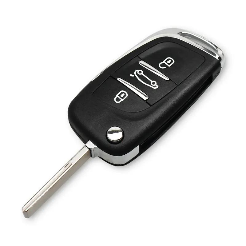 KEYYOU CE0523 CE0536 Modified Flip Key Shell 2/3 Buttons For Citroen C2 C4 C5 Berlingo Xsara Picasso Peugeot 306 407 807 Partner