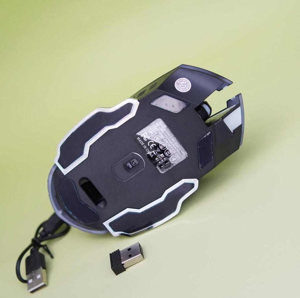 Luminous Rechargeable Silent Wireless Gaming Mouse for PC & Laptop