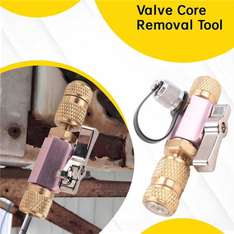 ABWR-For Home AC Appliance Valve Core Removal Tool 5/16" For HVAC System Connection Valve Core Wrench