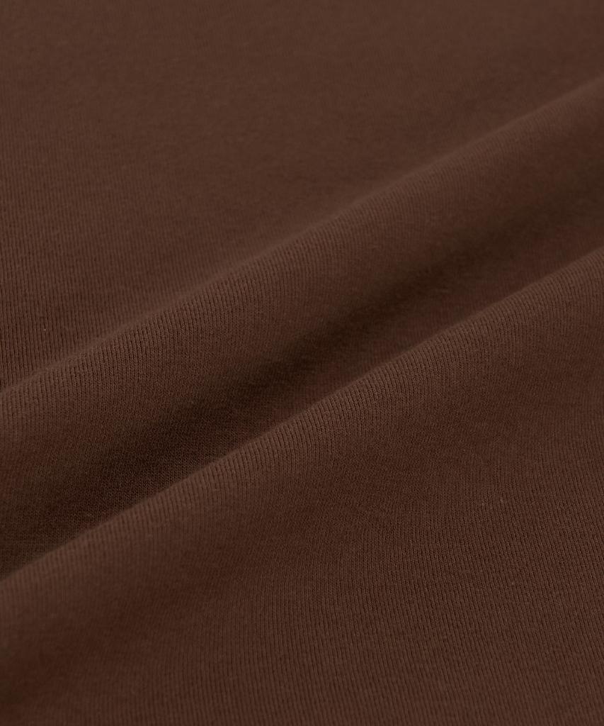 Emelbi Women'S Basic Off-Shoulder Shirred Ribbed Dress Bos (Neon Brown)