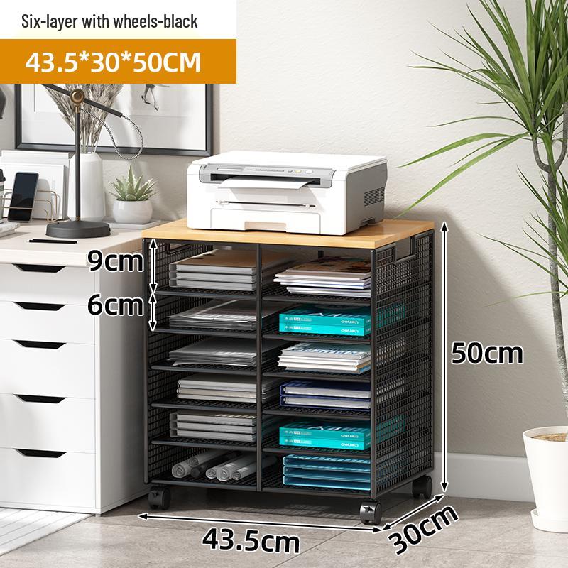 Multi-Layer Desk Organizer and File Storage Box
