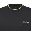 MALBON GOLF Back Bucket Point Mock Neck T-Shirt Black (Man)