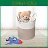 Cotton Rope Woven Storage Basket With Handles For Dirty Clothes Storage Use Home
