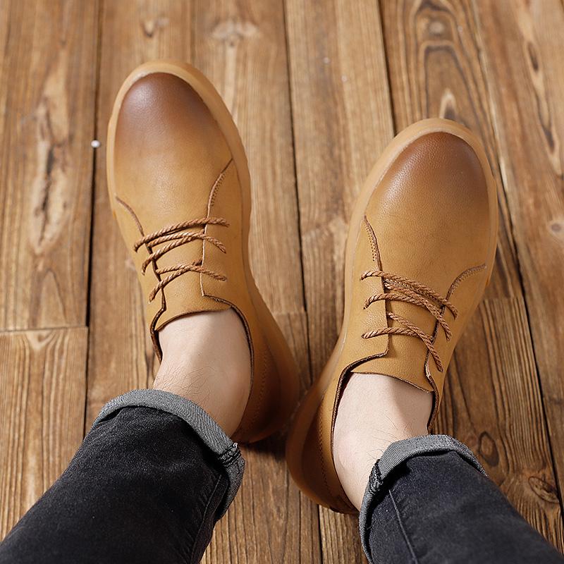 Herren Lederschuhe Schnürschuhe Wanderschuhe