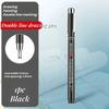 Double-Line Gel Pen - Exquisite Pen Clip,Must-Have Product for Architectural Designer Examination Drawing,Note-Taking & Painting
