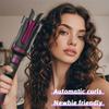 Automatischer Lockenstab 32MM Doppelnut Negative Ionen Tragbarer Lockenwickler Konstante Temperatur Anti-Heiß-Styler für die Reise