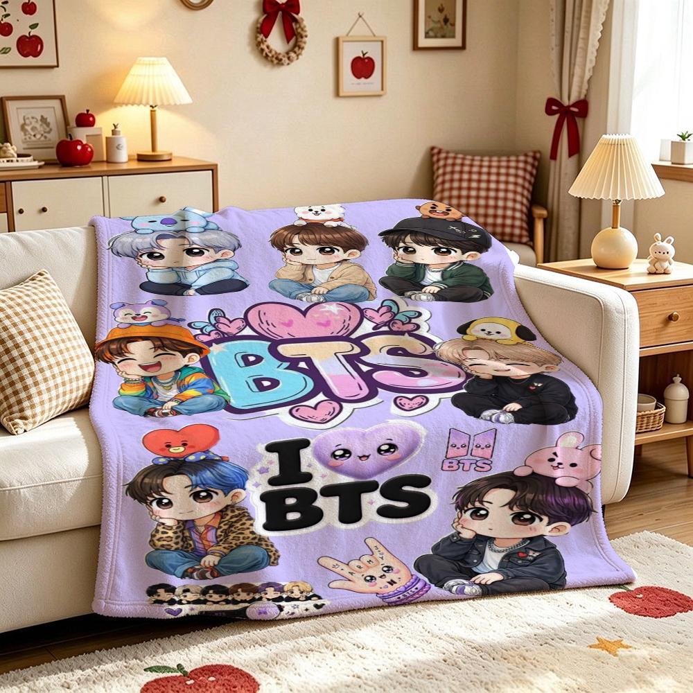 Male Idol Group Portrait Blanket Blanket Suitable For All Seasons Bedroom Sheet Outdoor Plush Blanket