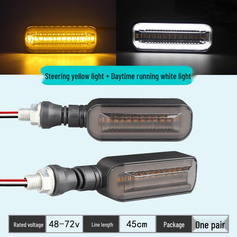 48V-72V Electric Motorcycle LED Flowing Turn Signal Tail Light