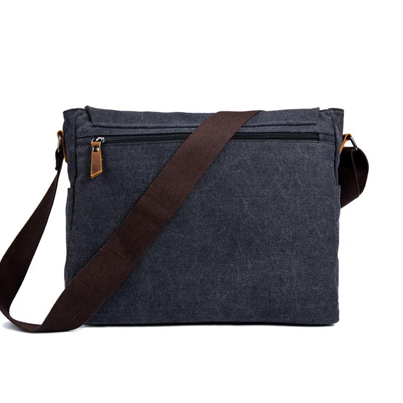 Canvas Crossbody Unisex Travel Tote & Messenger Bag