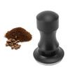 Coffee Tamper Adjustable Depth Spring Loaded Coffee Tamping Tool with Scale for Home Cafe