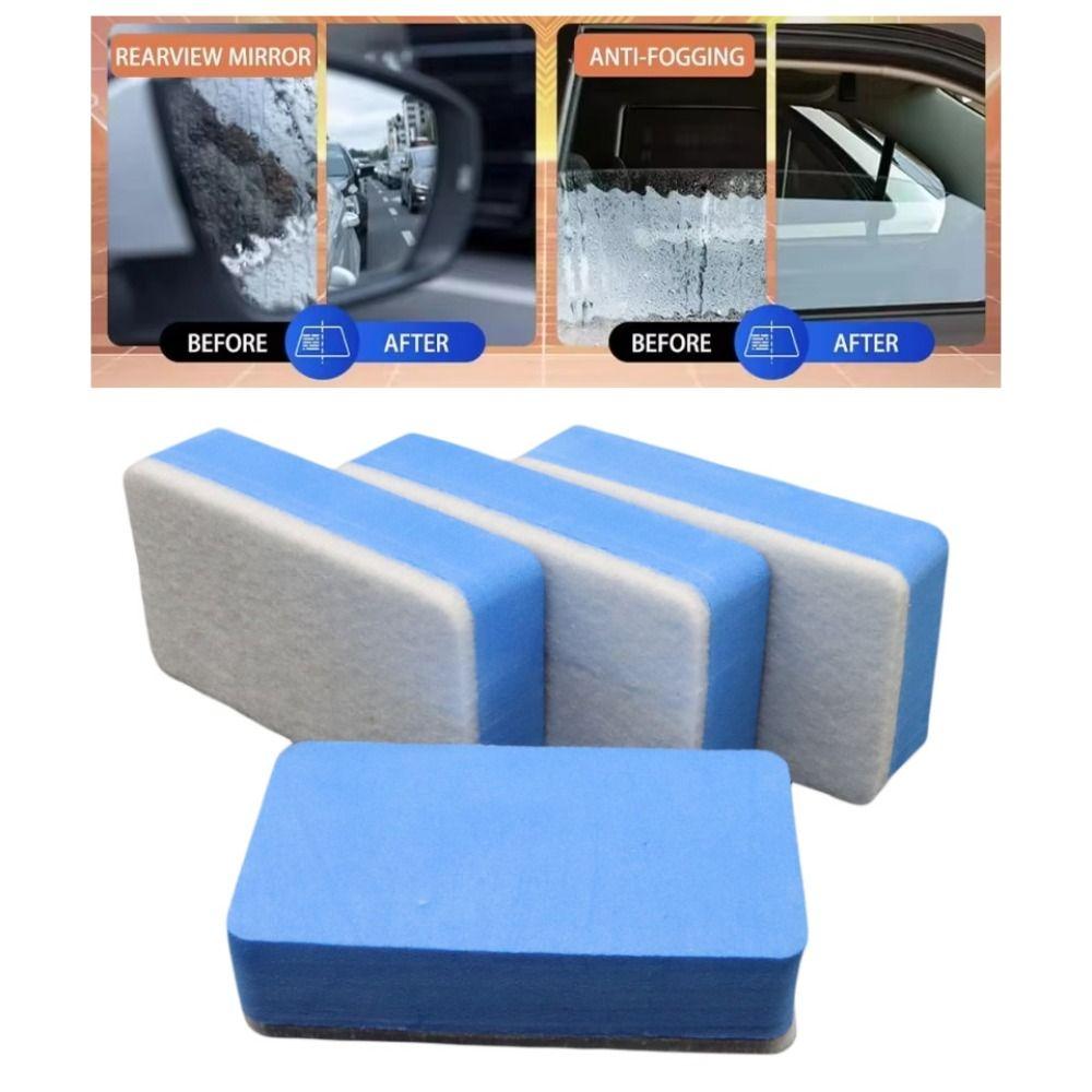 6Pcs Cleaning Eraser Car Oil Film Sponge Wear-resistant Wiper Polishing Sponges