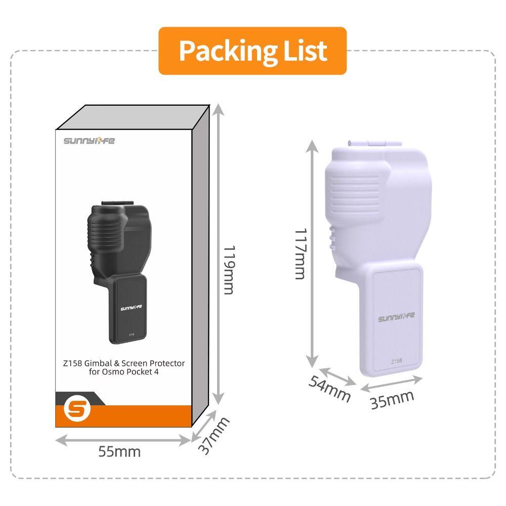 Anti-Scratch Screen Protector Flip Cover Lens Cover for DJI Osmo Pocket 4 Camera Accessories