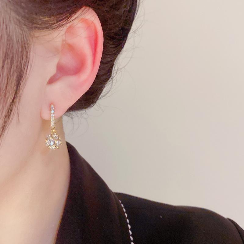 

Серьги с хрустальными шарами Temperament для женщин и женщин