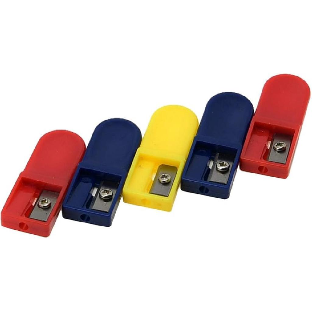 2.0 Lead Pointer Pencil Sharpener Mini 2mm Leads Sharpener, Portable Handheld Sharpener for 2.0mm Pencil Lead Refills Random Colors Pack of 6