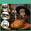 Plastikowe okulary na Halloween z różnymi wzorami Czaszka Duch Nietoperz Dynia Pająk Styl kreskówkowy