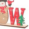 Wooden Christmas Ornaments Xmas Signs Desktop Decor Exquisite Table Sign Holiday Party Decoration Adornment Xmas Signs