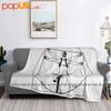 Mtb Mountain Bike Bicycle Downhill Cycling Rider Ultra-Soft Blanket Quilt Winter Sofa Cover Bed Covers