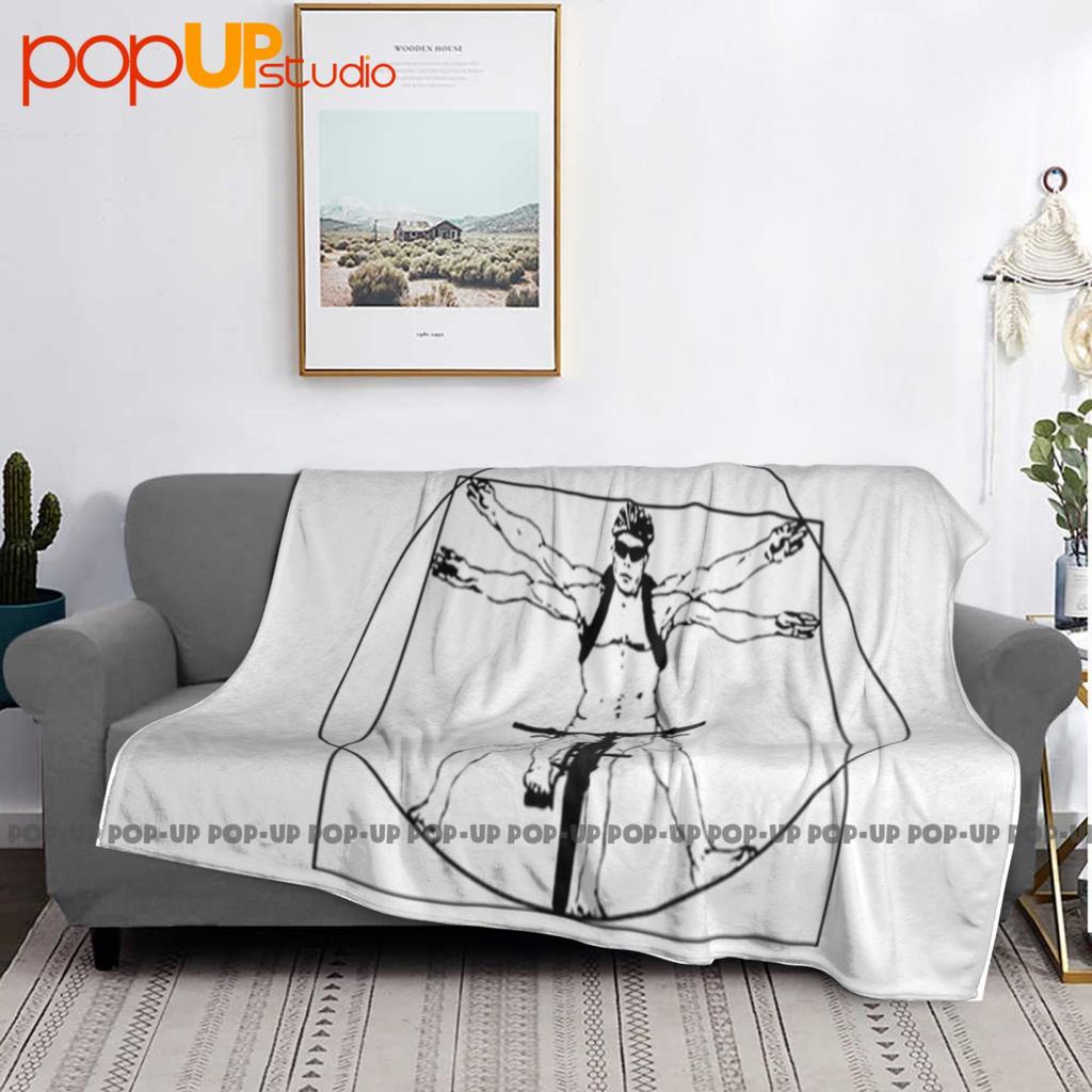 Mtb Mountain Bike Bicycle Downhill Cycling Rider Ultra-Soft Blanket Quilt Winter Sofa Cover Bed Covers