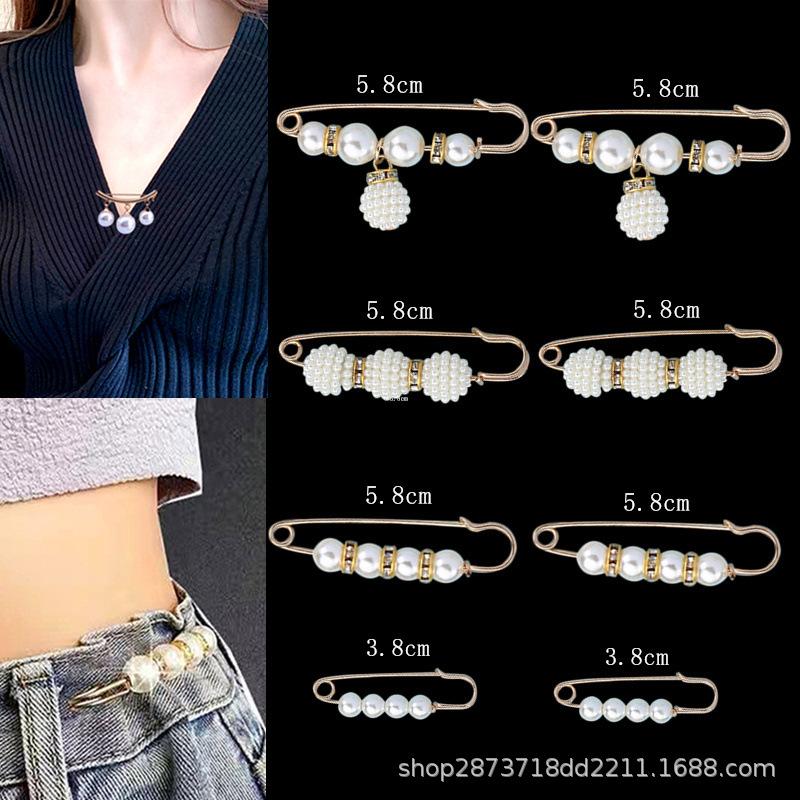 Adjustable Waistband Pins Set for Fixing Clothe and Skirts Preventing Slipping and Sagging for Clothing Decoration and Accessory