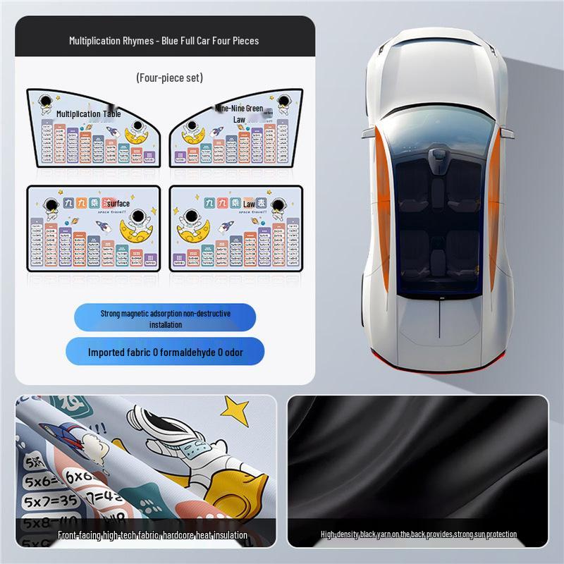 Magnetic Car Sunshade Privacy Curtains for Side Windows