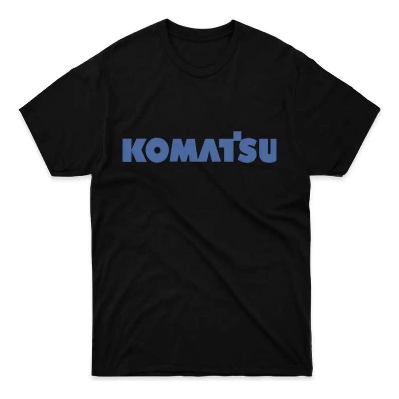 Camiseta Unissex Komatsu, Camiseta Estampada De Algod?o, Cam S
