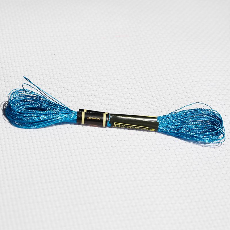 16M/roll Multi-color Gold And Silver Thread Computer Embroidery Gold Thread DIY Cross-stitch Metal Thread TJ20500