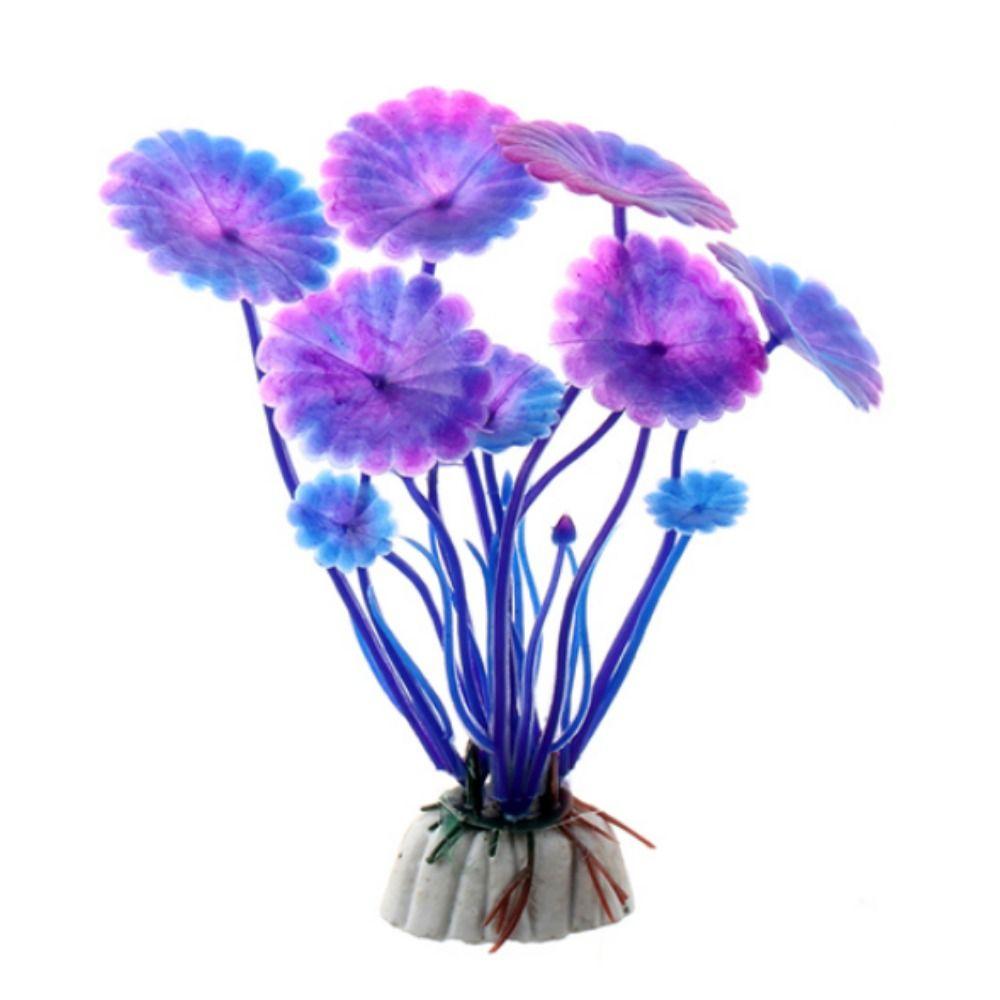 

10cm Simulation Aquatic Plants Fake Underwater Plant Artificial Water Plant Aquarium Landscape фиолетовый