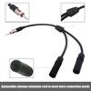 50cm Auto Car Antenna Extension Cord Male Female Car AM FM Radio Adapter Cable