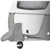 Iwh housse de protection pour attelage de caravane, gris 0,000000 noir