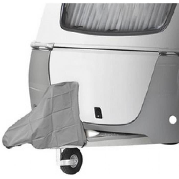 Iwh housse de protection pour attelage de caravane, gris 0,000000 noir