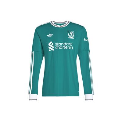 Equipaggiamento Originale Liverpool Club Stagione 25/26 Versione Tifoso Maglia da Calcio Confortevole Delicata sulla Pelle Aeroready Maglie Uomo JV6464