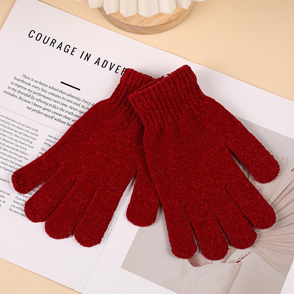 Winter Anti-Cold Children's Knitted Gloves - Candy Color, Warm, Fashionable, Frostbite Prevention