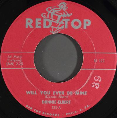 7inch Record DONNIE ELBERT - Will You Ever Be Mine RT122 Red Top 1960 US Soul/Funk Used