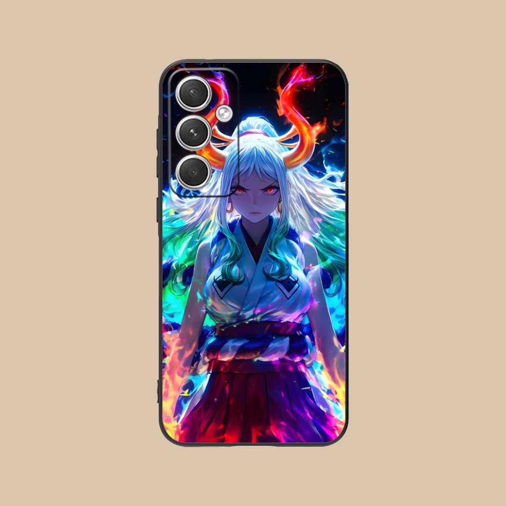 Pirate Yamato Mobile Phone Case for Samsung Galaxy S24 S23 S22 S21 S20 S10 S9 Plus FE Ultra Lite Black Smartphone Cover