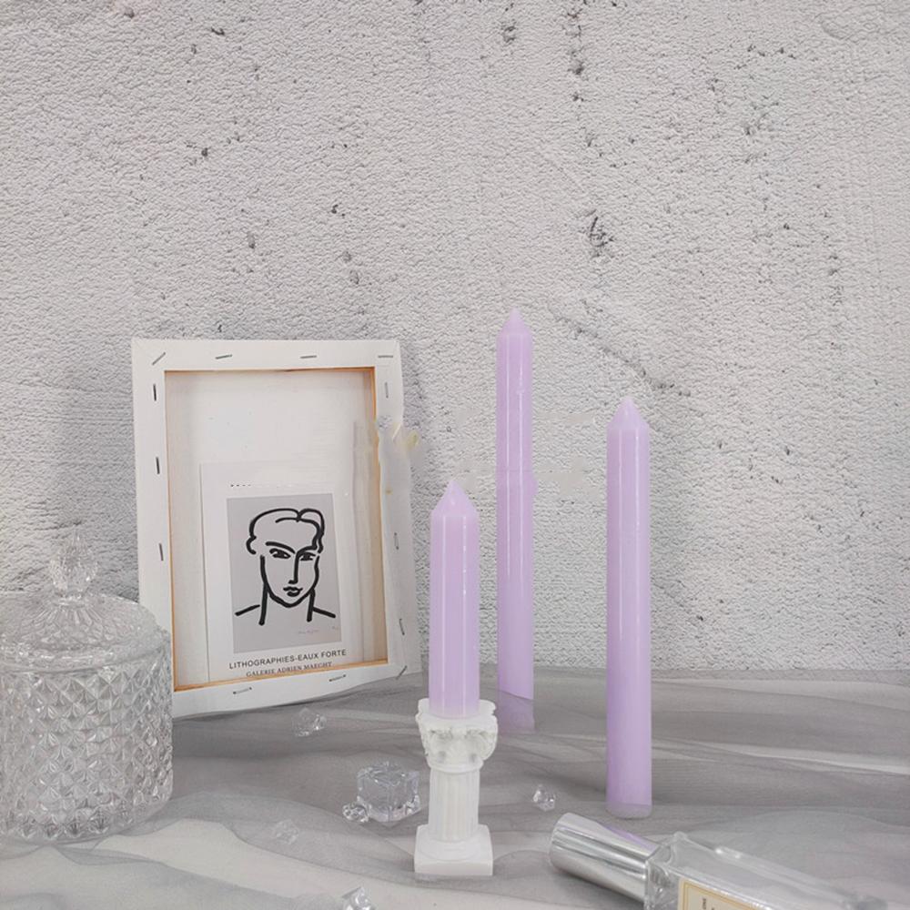 Wedding Supplies Clay Tools Handmade Plastic Long Pole Soap Making Stripe Candle Mold