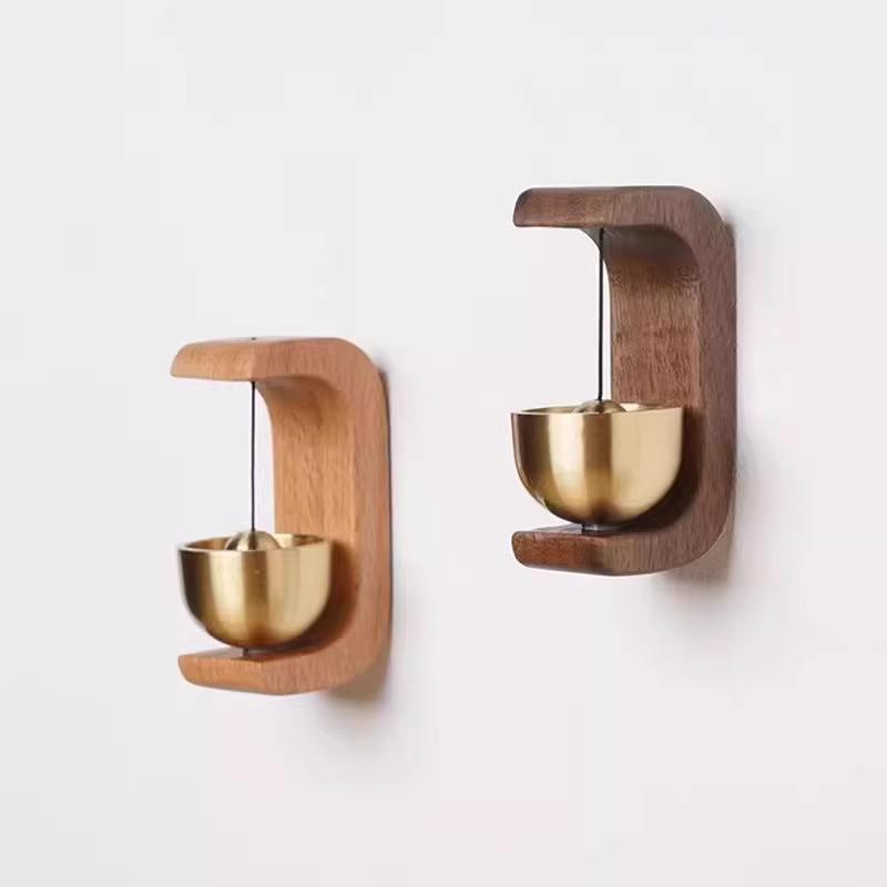 High-End Magnetic Wooden Entryway Wind Chime Doorbell & Feng Shui Ornament
